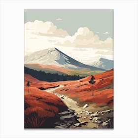 The West Highland Line Scotland 13 Hiking Trail Landscape Canvas Print