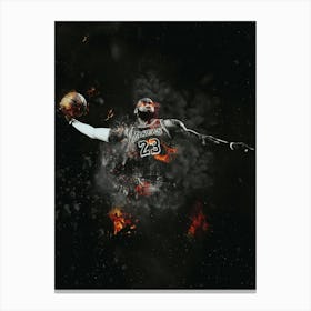 LeBron James Canvas Print