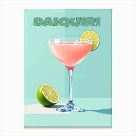 Cuba Daiquiri Cocktail V 01 Canvas Print