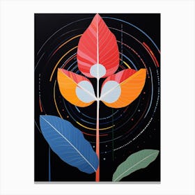 Bird Of Paradise 3 Hilma Af Klint Inspired Flower Illustration Canvas Print