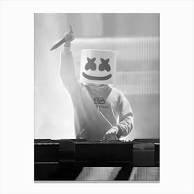 Marshmello 2019 Iheartradio Music Festival And Daytime Stage Canvas Print