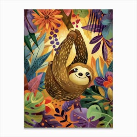 Sloth 10 Canvas Print