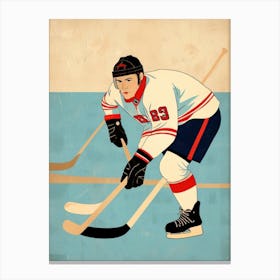 Hockey Player Canvas Print