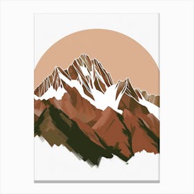 Mountain Peaks Canvas Print