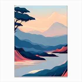 Landscape Painting 1 Canvas Print