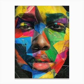 Woman'S Face 73 Canvas Print