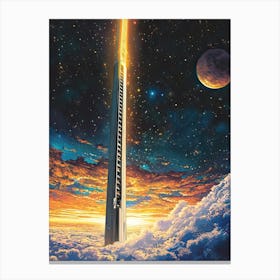 Tower Of Light Canvas Print