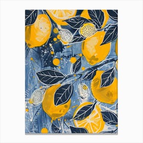 Lemons On A Branch 16 Canvas Print