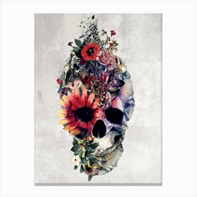 Two Face Skull 2 Canvas Print