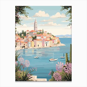 Rovinj Croatia 1 Illustration Canvas Print