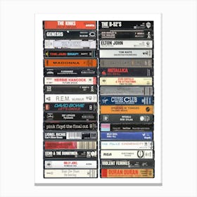 1983 Music - Cassette Print - Born in '83 Canvas Print