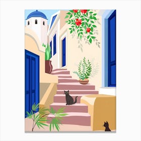 Greece — Stock Vector Canvas Print