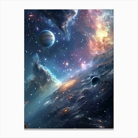 Nebula Star Canvas Print