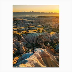 Sunset In Cappadocia Canvas Print