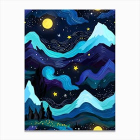 Starry Night 202 Canvas Print