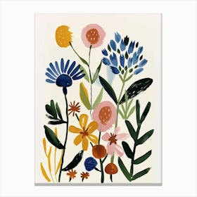 Painted Florals Prairie Clover 2 Canvas Print