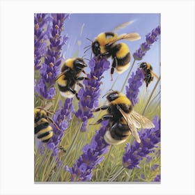 Bumblebee Realism Illustration 19 Canvas Print