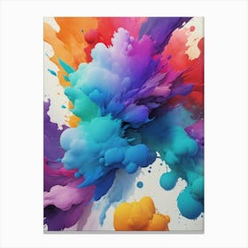 Colorful Splashes 2 Canvas Print