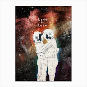 Cosmic love Canvas Print