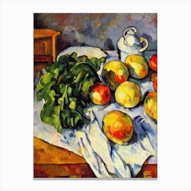 Turnip 2 Cezanne Style vegetable Canvas Print