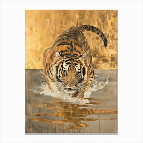 Tiger Running 1 Canvas Print