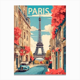 Paris Eiffel Tower Canvas Print