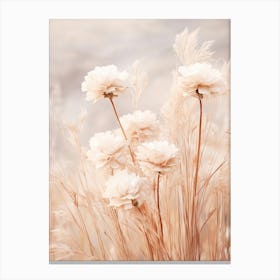 Boho Dried Flowers Carnation 4 Canvas Print