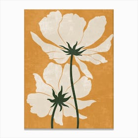 White Poppy Canvas Print Canvas Print