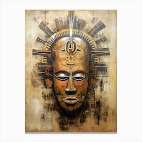 Mystic Masquerade: Unveiling African Tribes Canvas Print