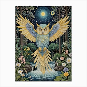 Magic Night Owl Canvas Print