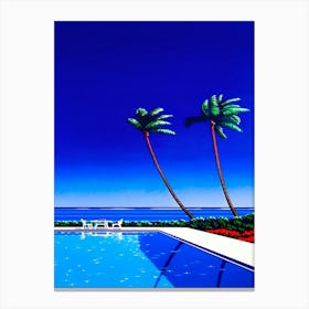 Hiroshi Nagai - Swimming Pool 1 Canvas Print