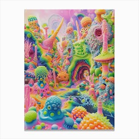 Psychedelic Landscape Canvas Print