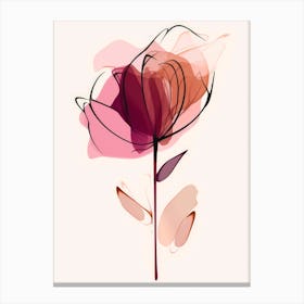 Weightless Flower No 2 Canvas Print