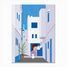 Asilah Medina Morocco Canvas Print