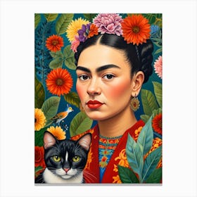 Frida Kahlo 10 Canvas Print