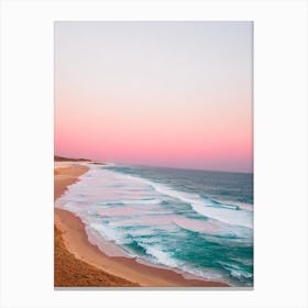Cervantes Beach, Australia Pink Photography 1 Canvas Print
