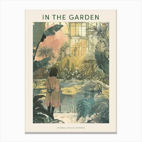 In The Garden Poster Mirabell Palace Gardens Austria 4 Canvas Print
