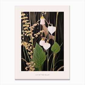 Flower Illustration Lily Of The Valley 2 Poster Canvas Print