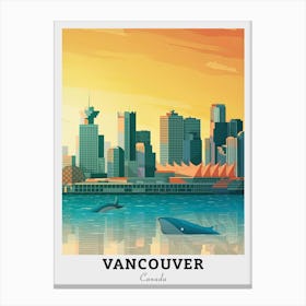 Vancouver Skyline Canvas Print Travel Canvas Print