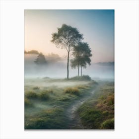 Misty Morning 2 Canvas Print