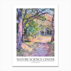 Nature Science Center Austin Texas Oil Painting 1 Poster Canvas Print
