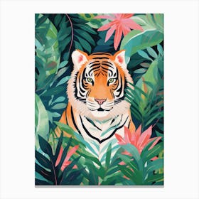 Tiger In The Jungle 3 Canvas Print