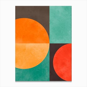 Color geometry in harmony 4 Canvas Print