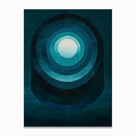 Blue Circle 2 Canvas Print