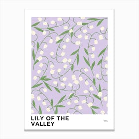 Lily Of The Valley May Birth Flower Canvas Print