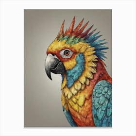 Colorful Parrot 35 Canvas Print