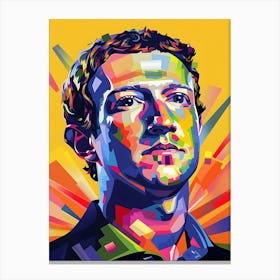 Mark Zuckerberg Canvas Print