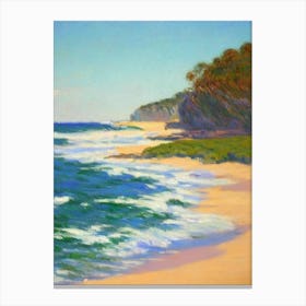 Freshwater Beach Australia Monet Style Canvas Print