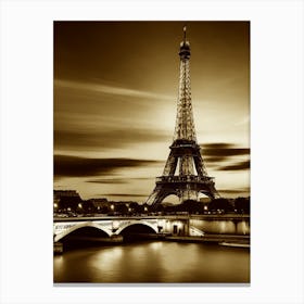 Eiffel Tower In Paris 2 Canvas Print