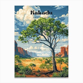 Kakadu National Park Australia Art Illustration Canvas Print